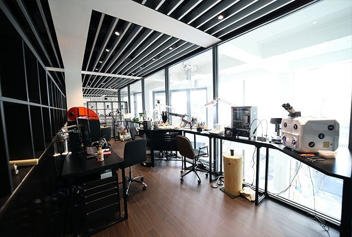 本社3階の作業場