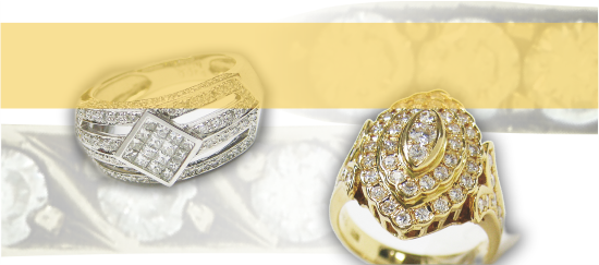 石留めされたリング