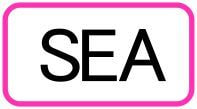 字間が詰まったSEA