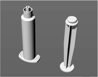注射器の外と中のデータ