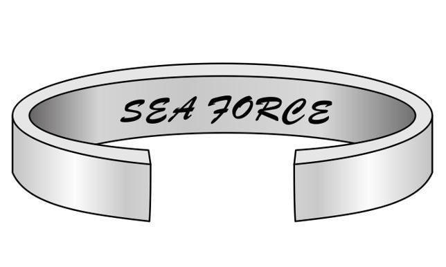 まっすぐのバングル