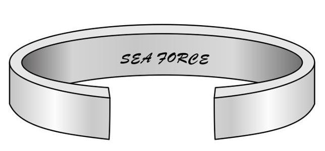 まっすぐのバングル